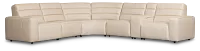 Sawyer Ivory Micro Medium Triple Power 2-arm Sectional