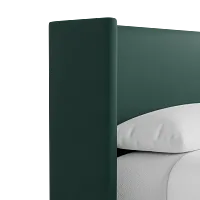 Captiva Joya Green 48" Upholstered Shelter Bed