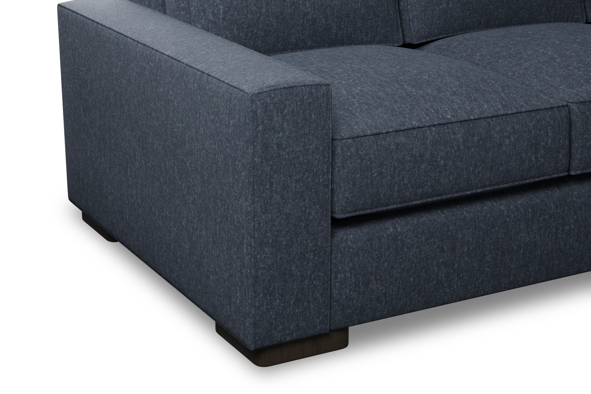 Edgewater Maguire Blue 84" Sofa W/ 3 Cushions