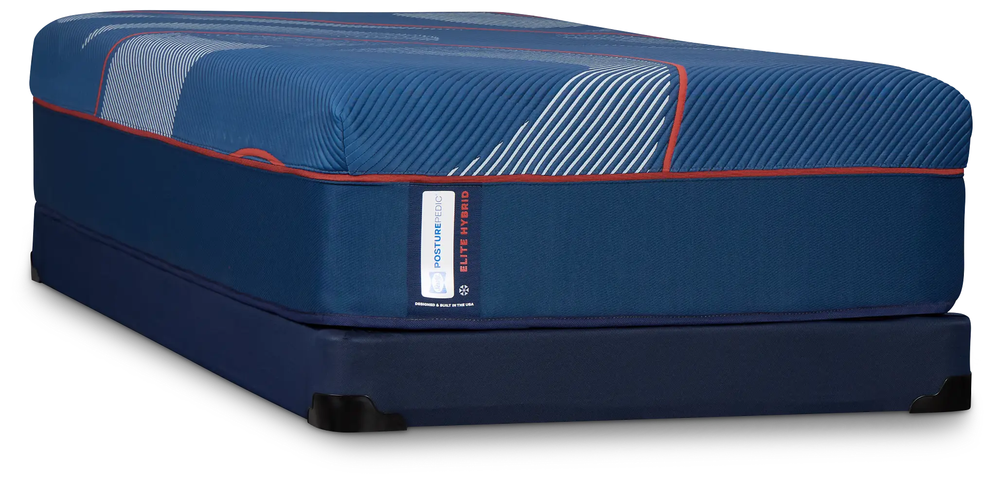 Posturepedic Elite Spring Albany 2 Medium Low-profile Mattress Set Posturepedic Elite Spring Albany 2 Medium Low-profile Mattress Set