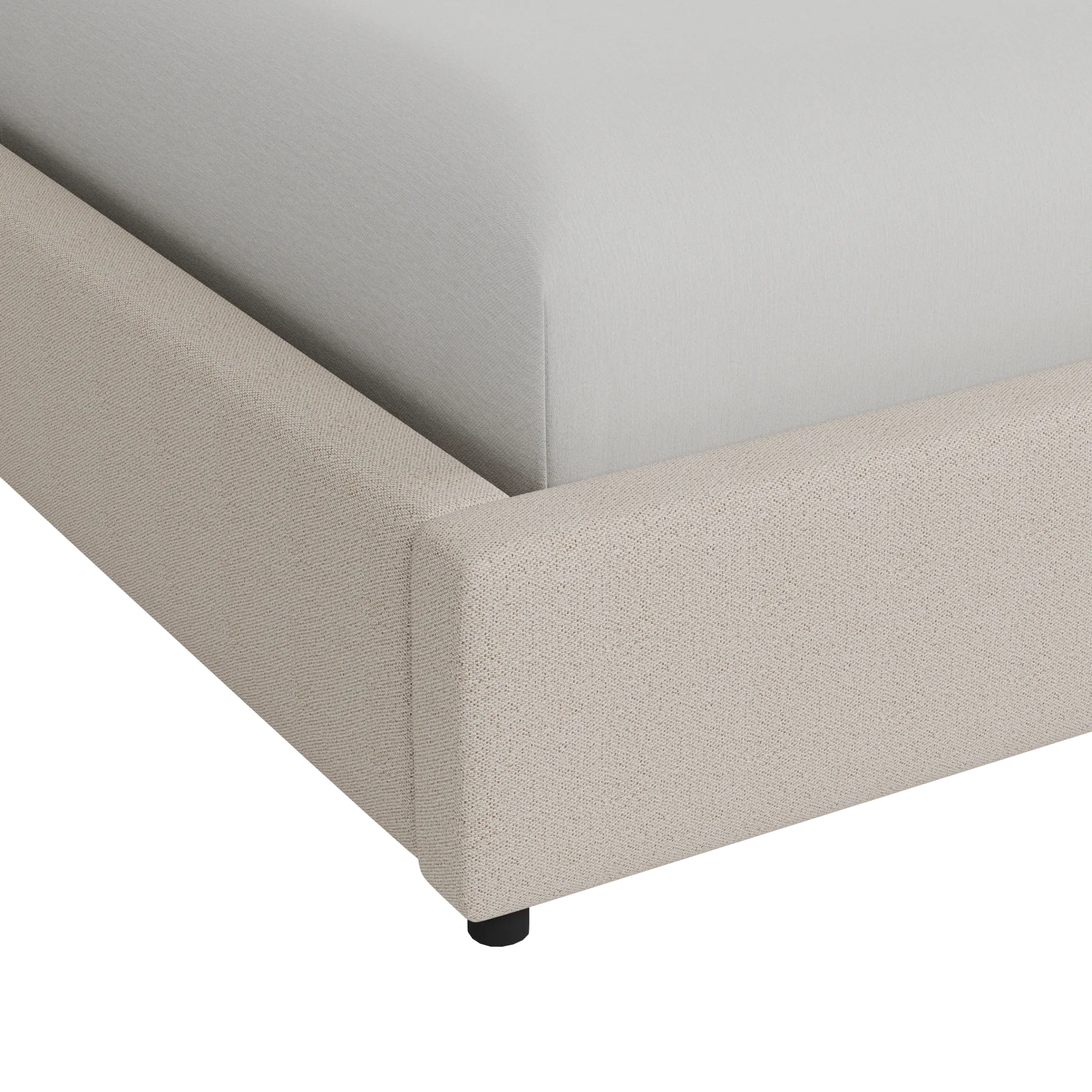 Grayton Gellar Brown 44" Upholstered Platform Bed