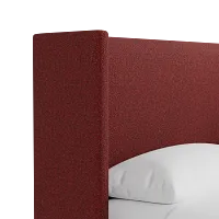 Captiva Elite Red 48" Upholstered Shelter Bed