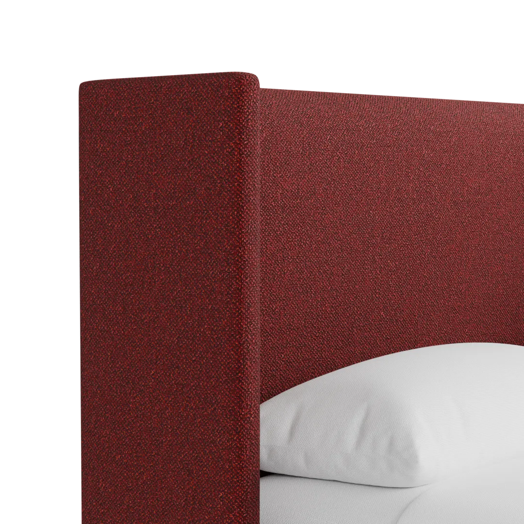 Captiva Elite Red 48" Upholstered Shelter Bed