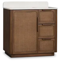 Pacific Mid Tone 36" Single Bathroom Vanity