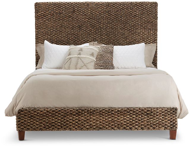 Bali Mid Tone Woven Platform Bed
