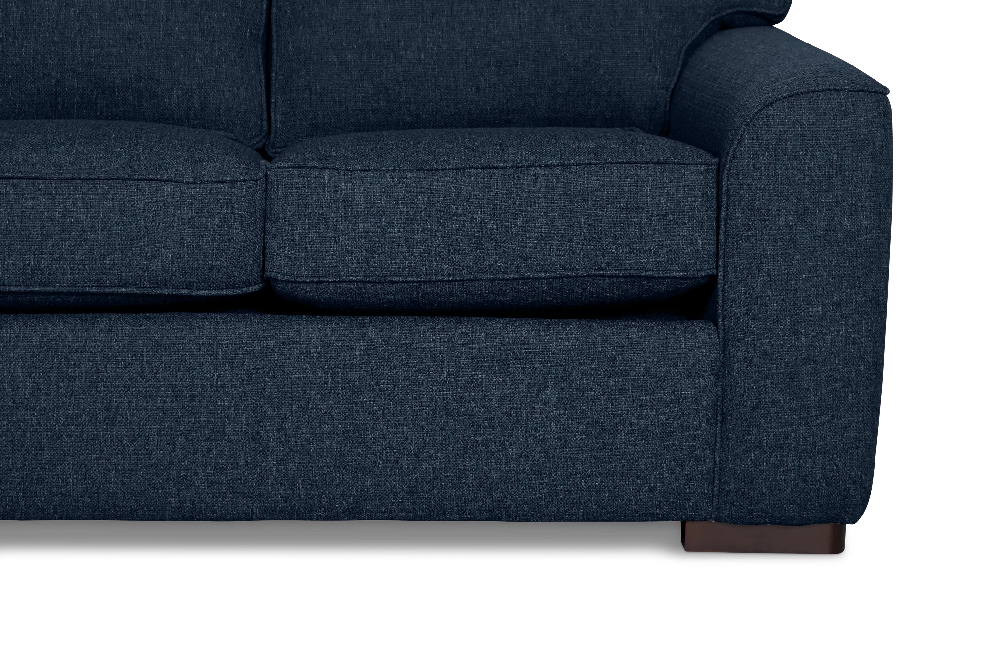 Sinclair Dark Blue Fabric Cooling Memory Foam Sleeper
