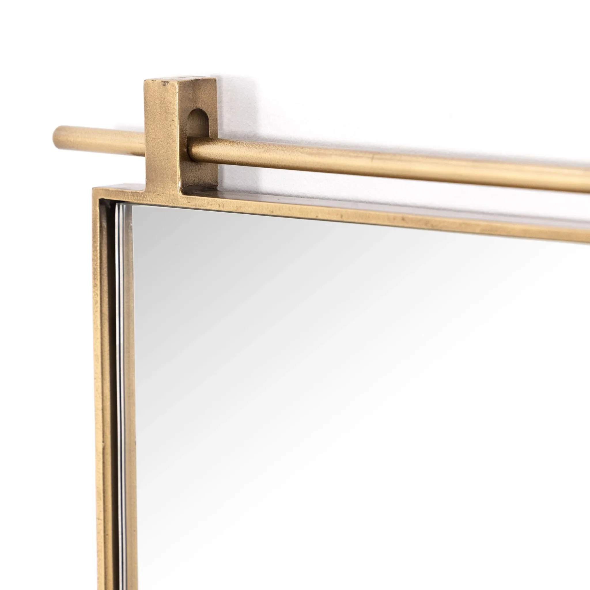 Four Hands Ryne Brass Metal Mirror