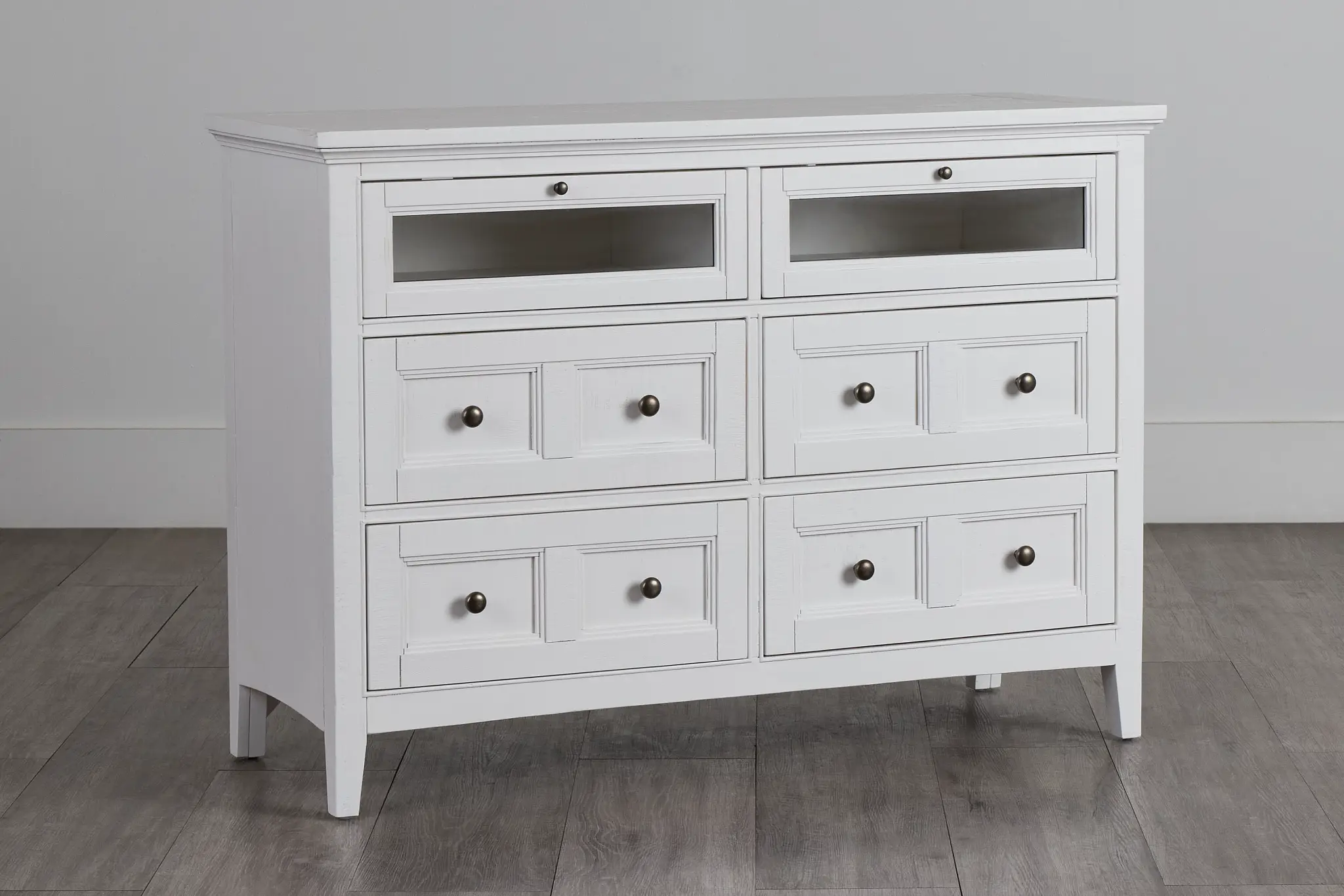 Heron Cove White Media Chest Heron Cove White Media Chest