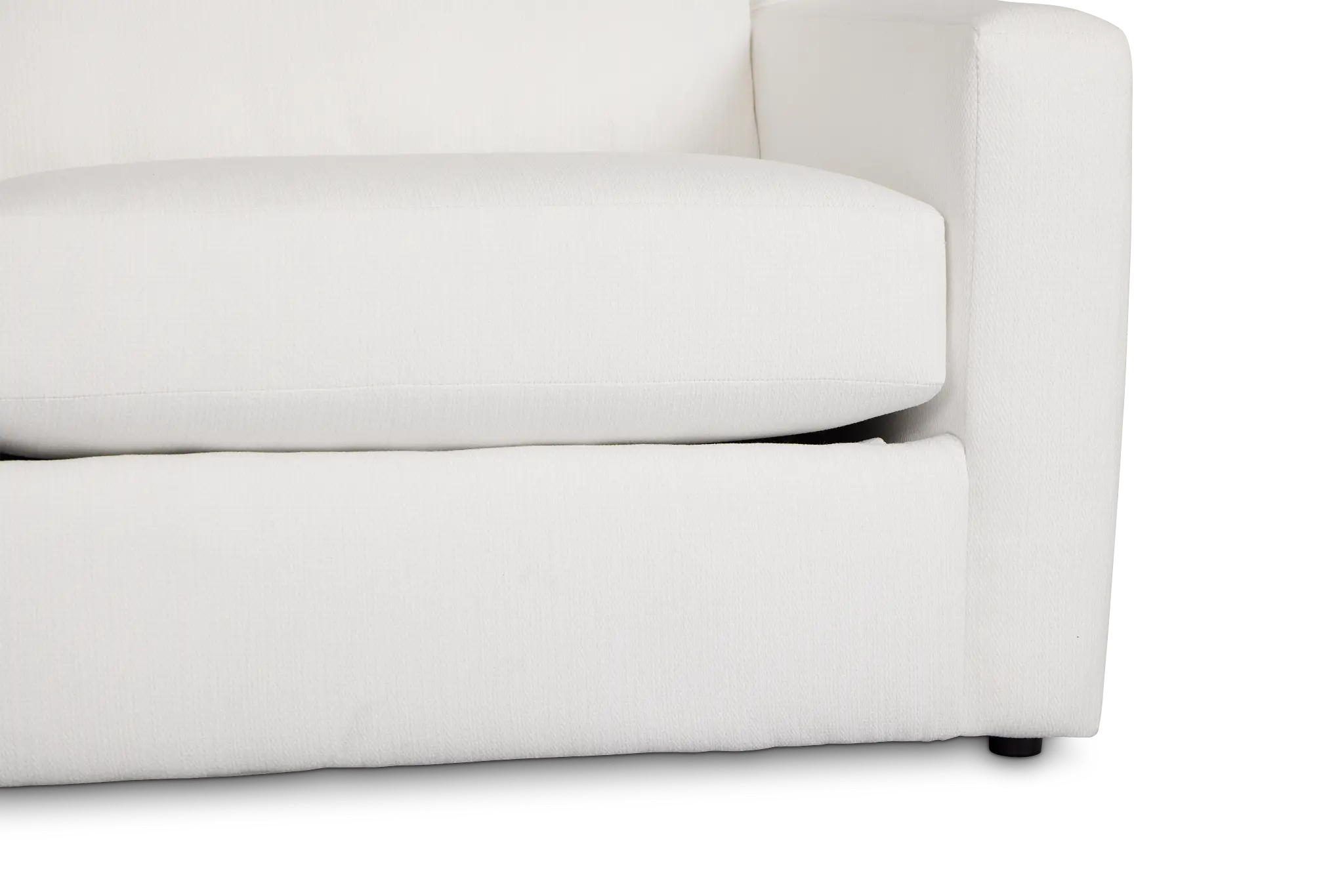 Rhodes White Fabric Cooling Memory Foam Sleeper Rhodes White Fabric Cooling Memory Foam Sleeper