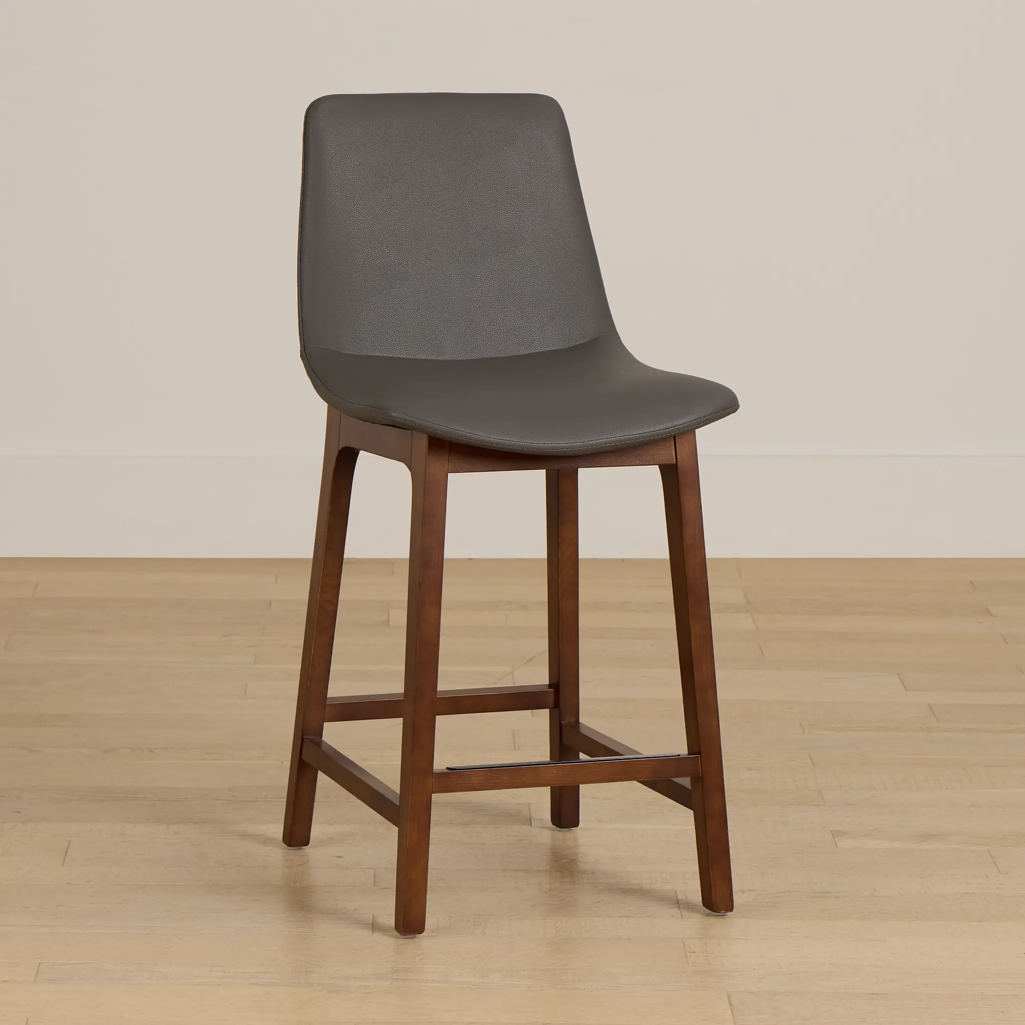 Hamilton Dark Gray Micro 30" Upholstered Barstool Hamilton Dark Gray Micro 30" Upholstered Barstool