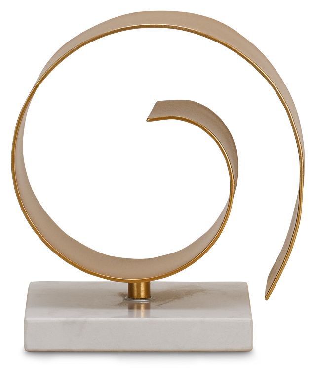 Gavin Gold Marble Sculpture