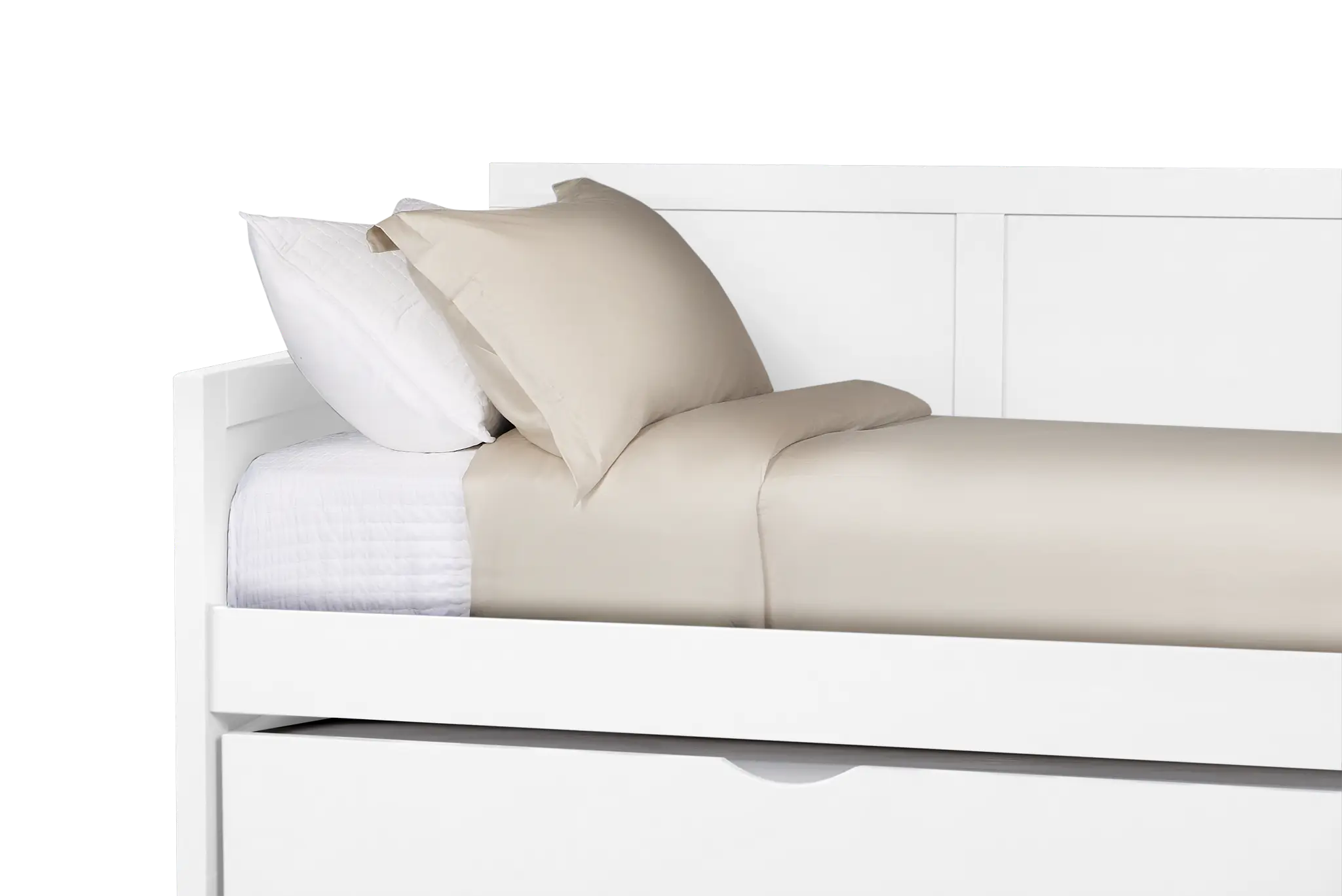 Charleston White Panel Trundle Bed Charleston White Panel Trundle Bed