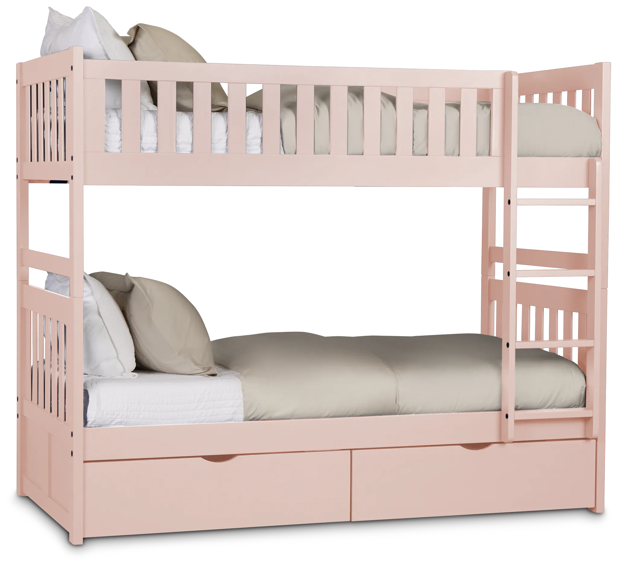 Charleston Pink Storage Bunk Bed