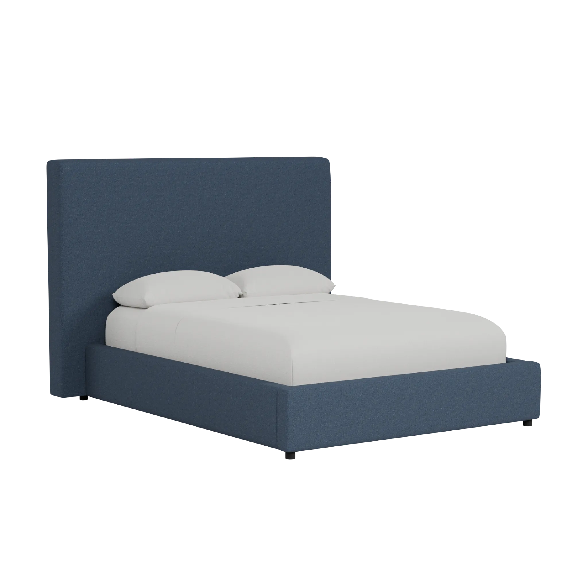 Grayton Maguire Blue 54" Upholstered Platform Bed