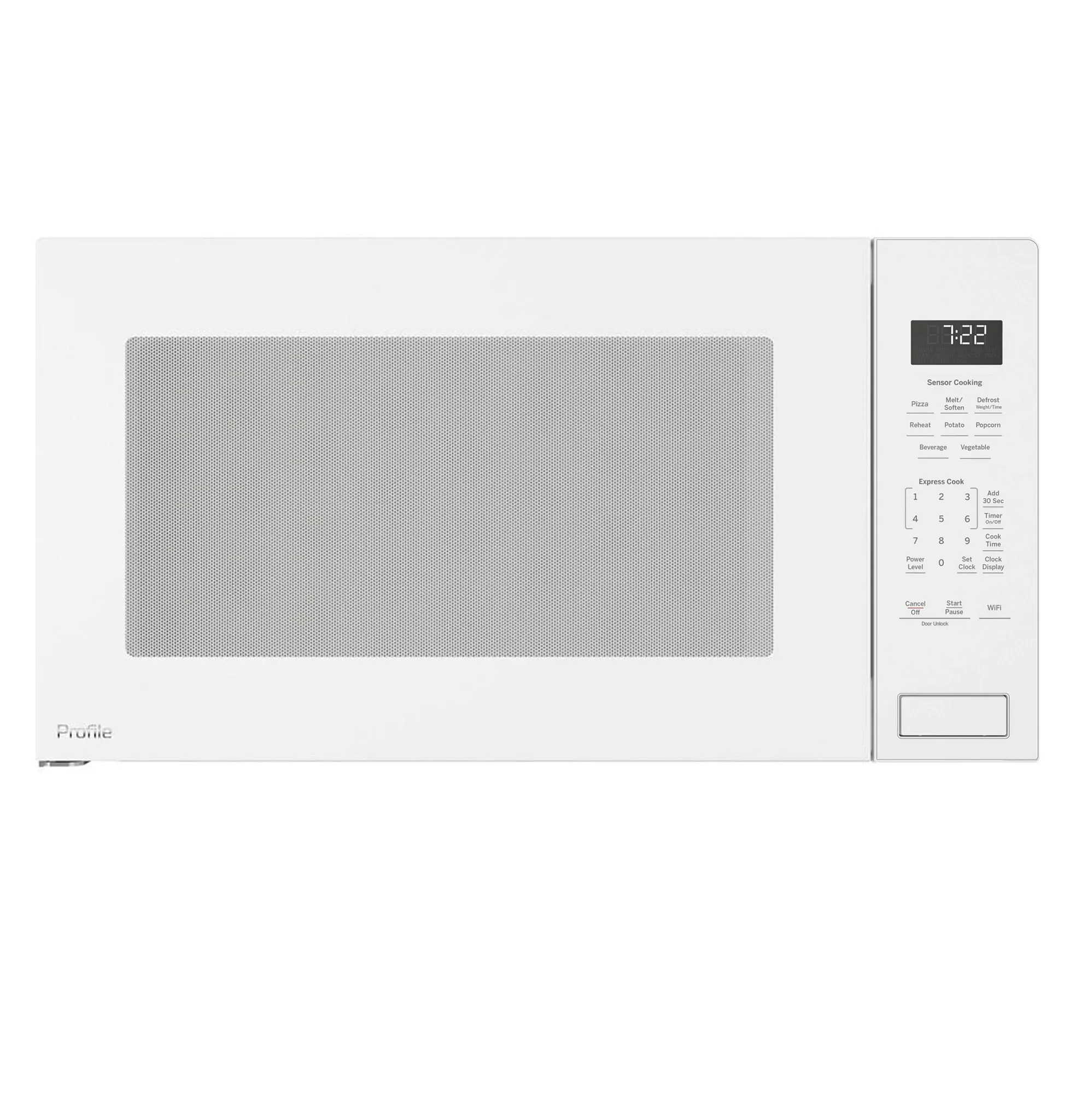Ge Profile 22 Series White Built-in Microwave