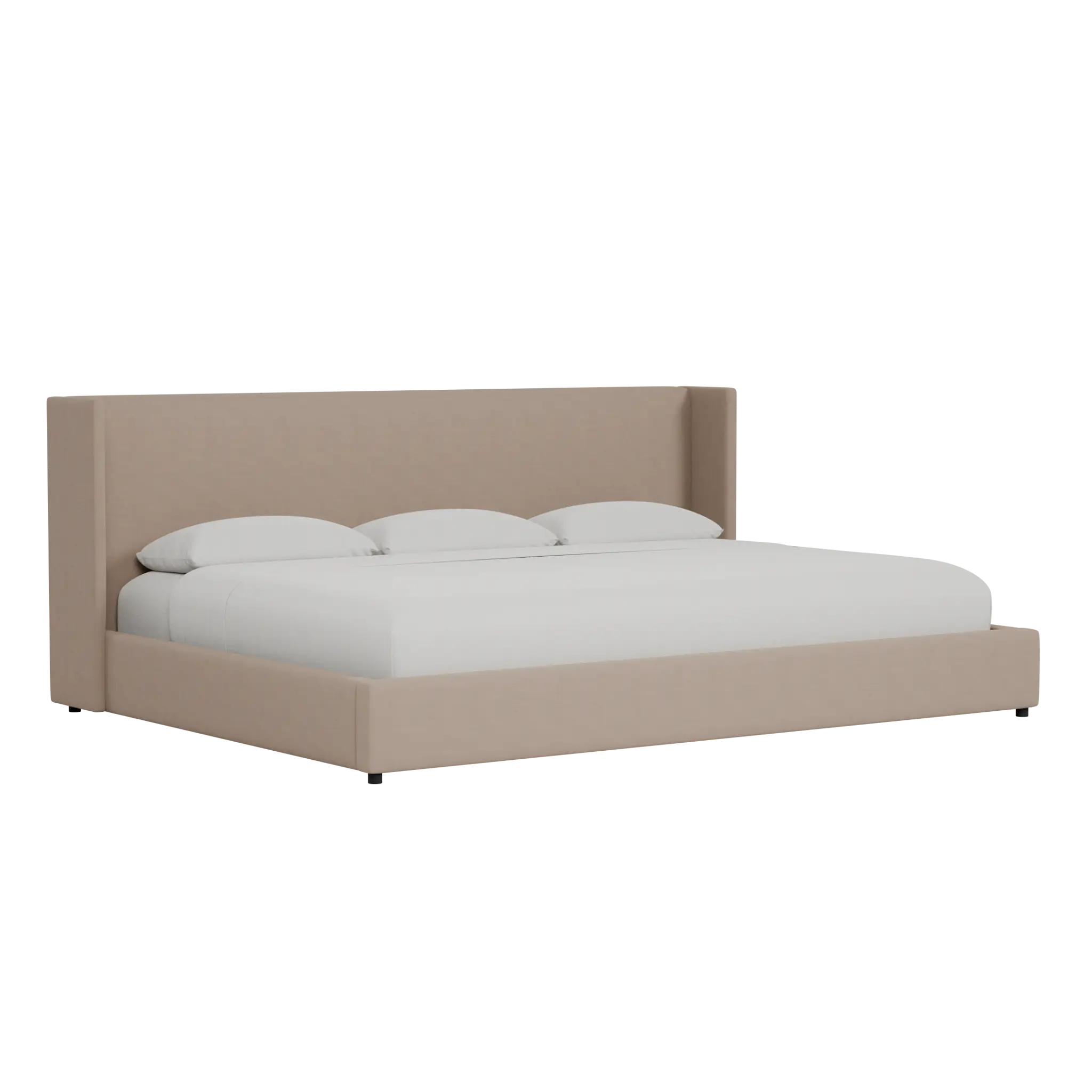 Captiva Joya Beige 48" Upholstered Shelter Bed Captiva Joya Beige 48" Upholstered Shelter Bed