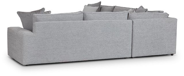 Nest Gray Fabric Small Two-arm Sectional