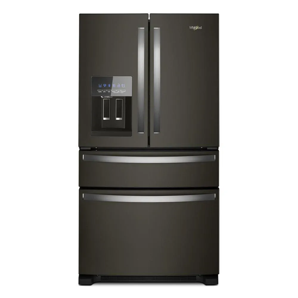 Whirlpool 3636 Series Black Stnl Steel French Door Refrigerator