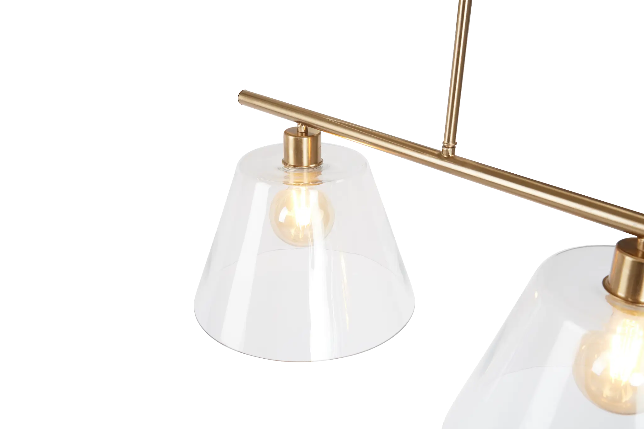 Anez Gold Glass Chandelier Anez Gold Glass Chandelier