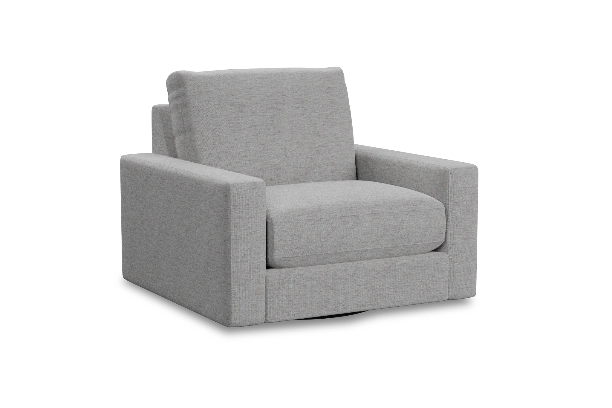 Edgewater Maguire Gray Swivel Chair