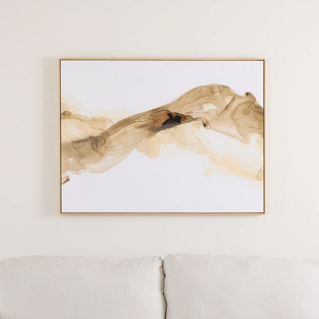 Faya Medium Brown Framed Wall Art