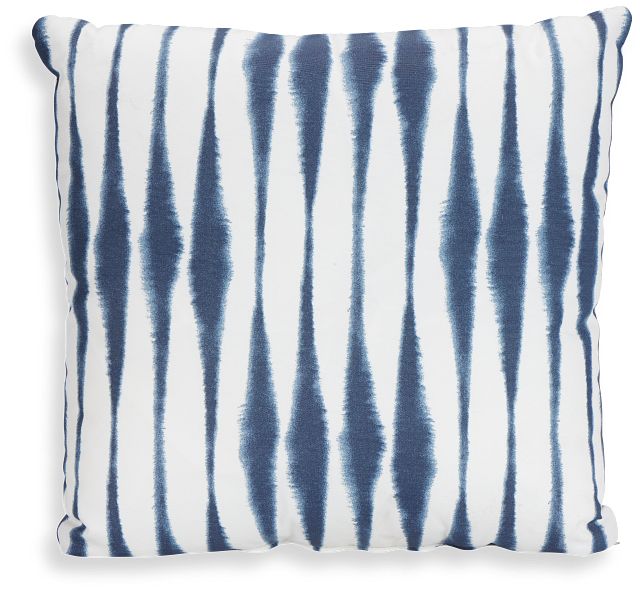 Salix Navy 20" Indoor/outdoor Accent Pillow