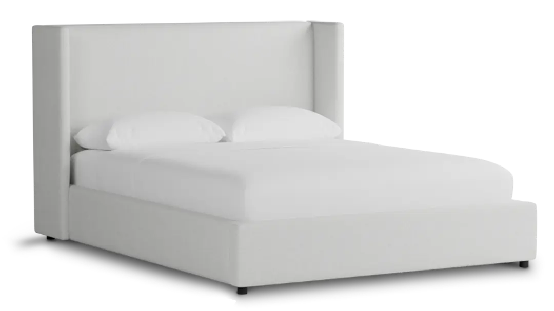 Captiva Elite Ivory 48" Upholstered Shelter Bed Captiva Elite Ivory 48" Upholstered Shelter Bed
