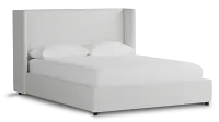 Captiva Elite Ivory 48" Upholstered Shelter Bed