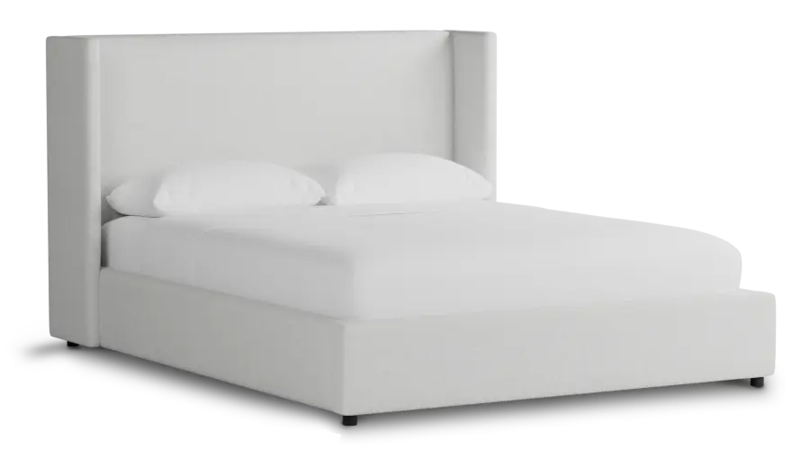 Captiva Elite Ivory 48" Upholstered Shelter Bed Captiva Elite Ivory 48" Upholstered Shelter Bed