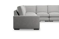 Edgewater Victory Gray Large Two-arm Sectional