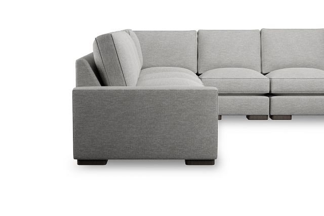 Edgewater Victory Gray Large Two-arm Sectional