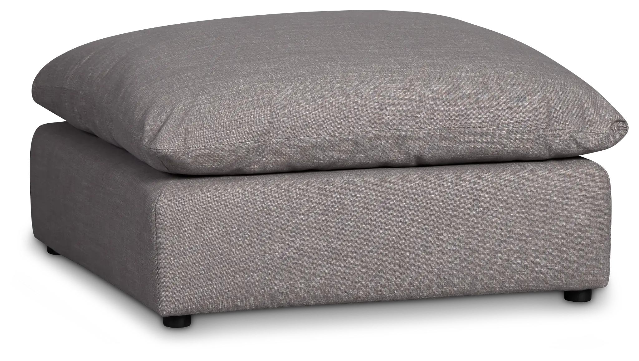 Serena Gray Fabric Ottoman Serena Gray Fabric Ottoman