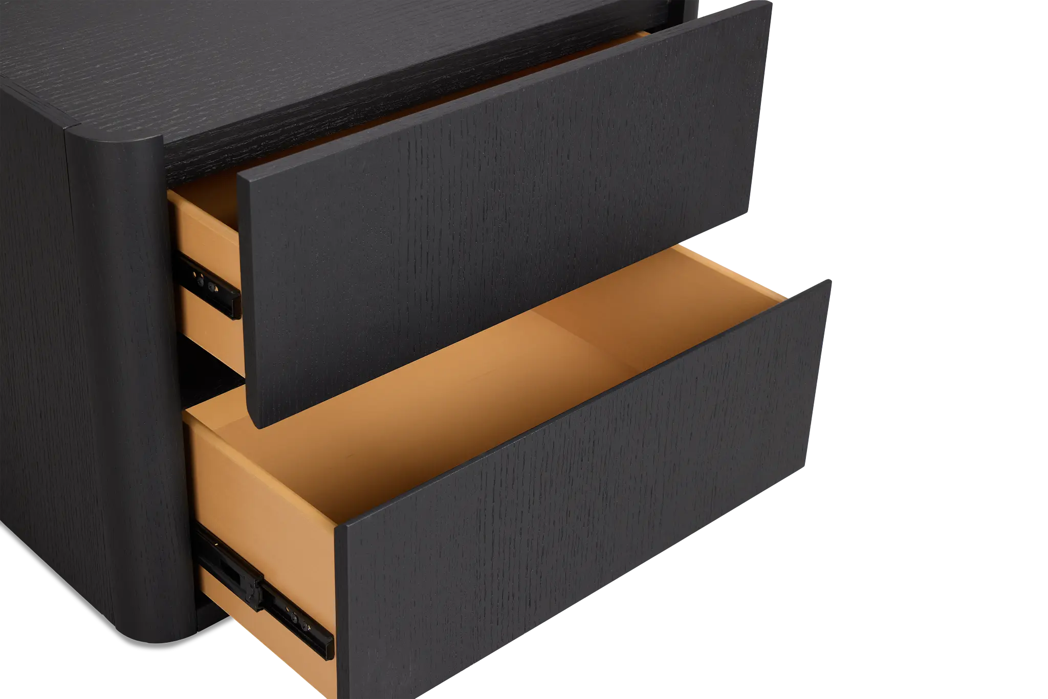 Nomad Black 2-drawer Nightstand Nomad Black 2-drawer Nightstand