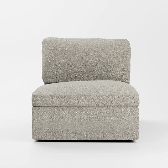 Destin Elite Gray Fabric Swivel Chair