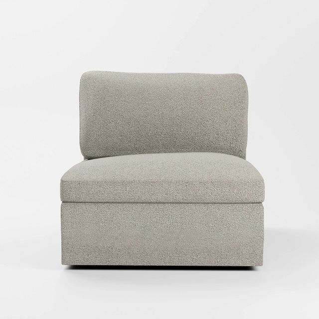 Destin Elite Gray Fabric Swivel Chair