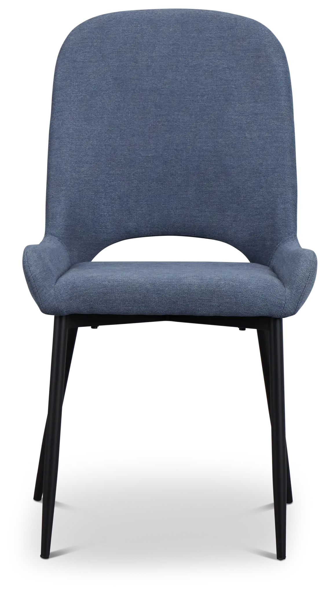 Brela Dark Blue Upholstered Side Chair Brela Dark Blue Upholstered Side Chair