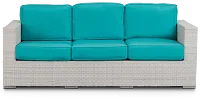 Biscayne Dark Teal Sofa