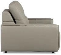 Rudy Gray Lthr/vinyl Power Extension Chaise