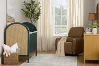 Riley Green Woven 3-in-1 Crib