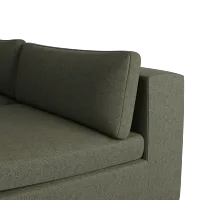 Destin Sutton Green Fabric 6-piece Pit Sectional