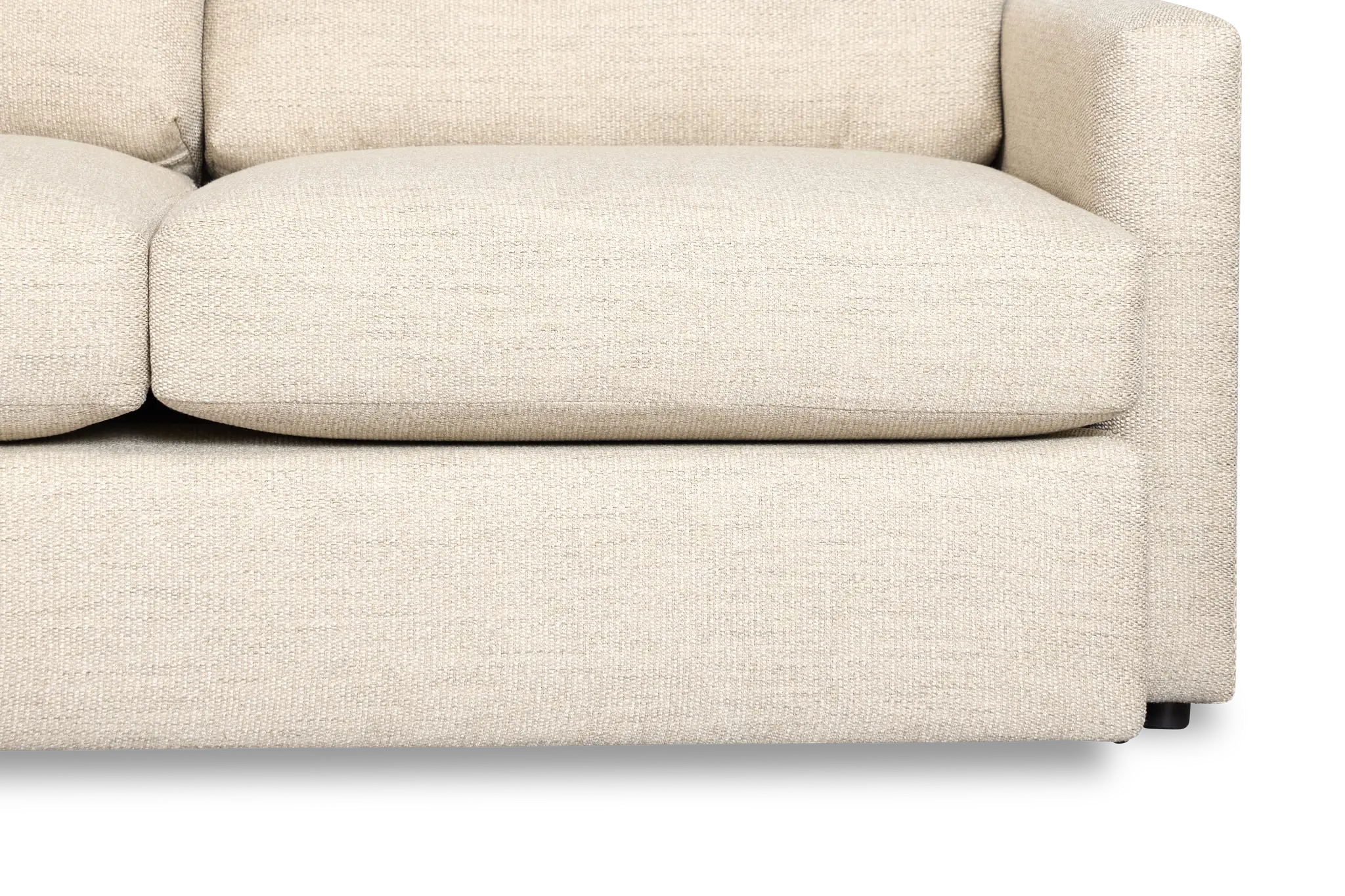 Maxwell Light Gray Fabric Small Left Chaise Sectional Maxwell Light Gray Fabric Small Left Chaise Sectional