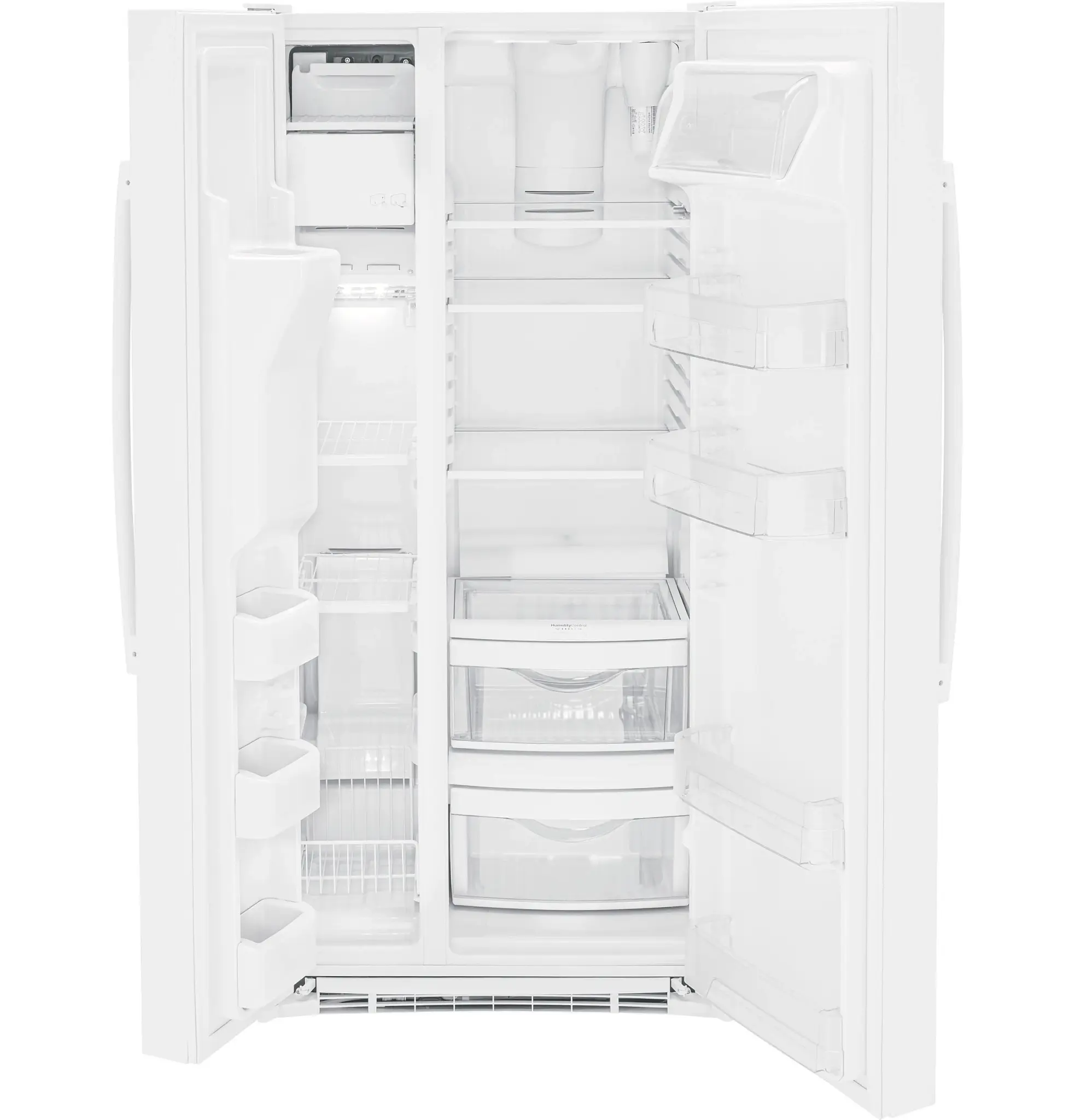 Ge Profile 23 Series White Side By Side Refrigerator Ge Profile 23 Series White Side By Side Refrigerator