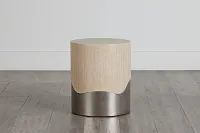 Costa Light Tone Round Accent Table