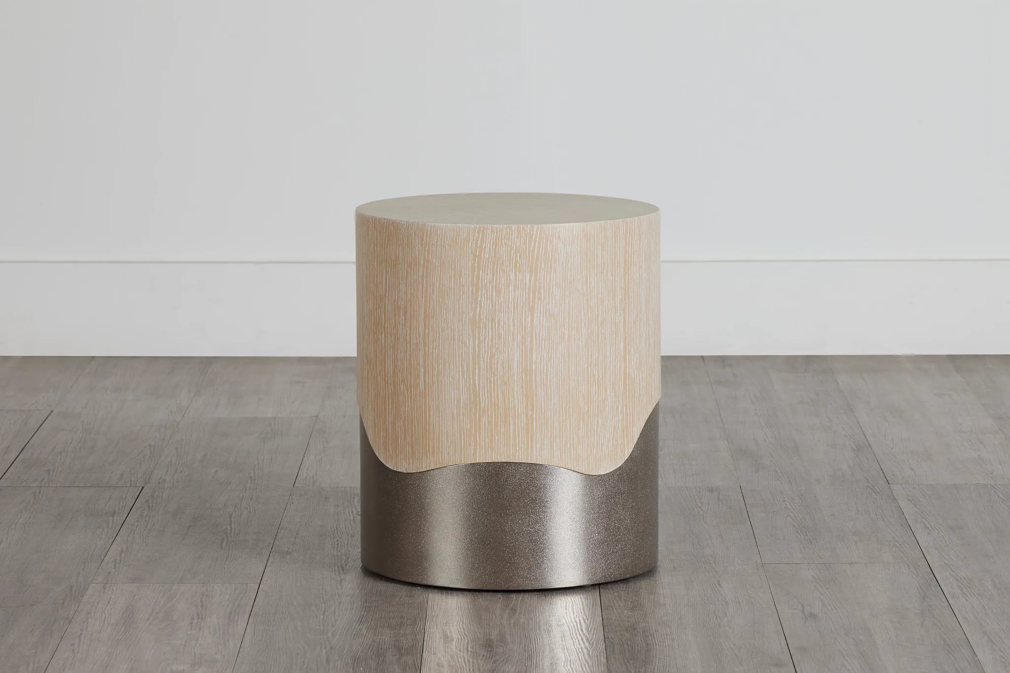Costa Light Tone Round Accent Table