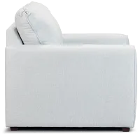 Avalon Light Blue Fabric Chair