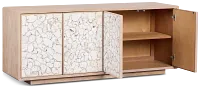 Sieni Light Tone Stone Credenza