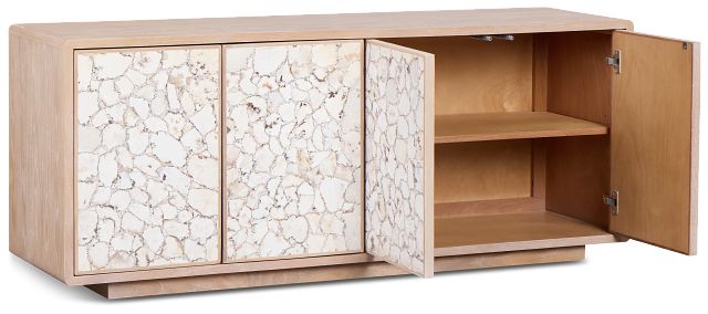 Sieni Light Tone Stone Credenza