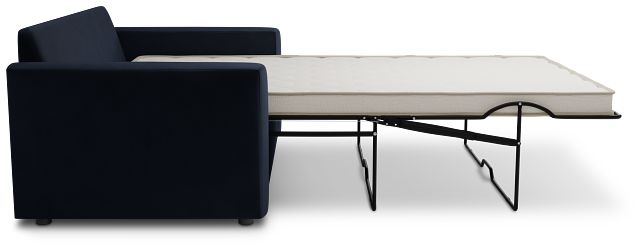 Siesta Joya Dark Blue Fabric Innerspring Sleeper
