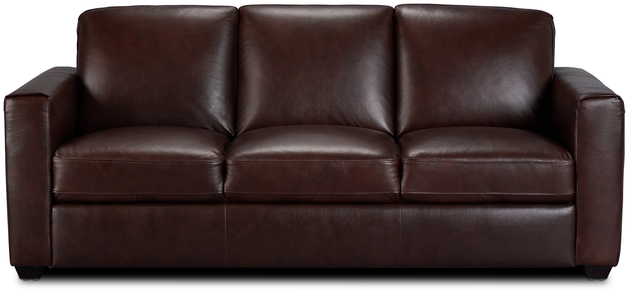 Lane Medium Brown Lthr/vinyl Sofa