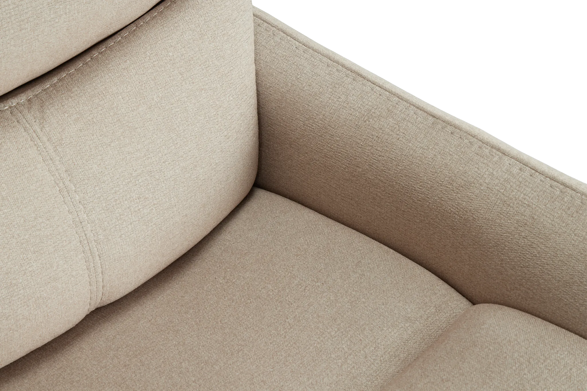 Jonas Khaki Fabric Power Recliner With Heat And Massage